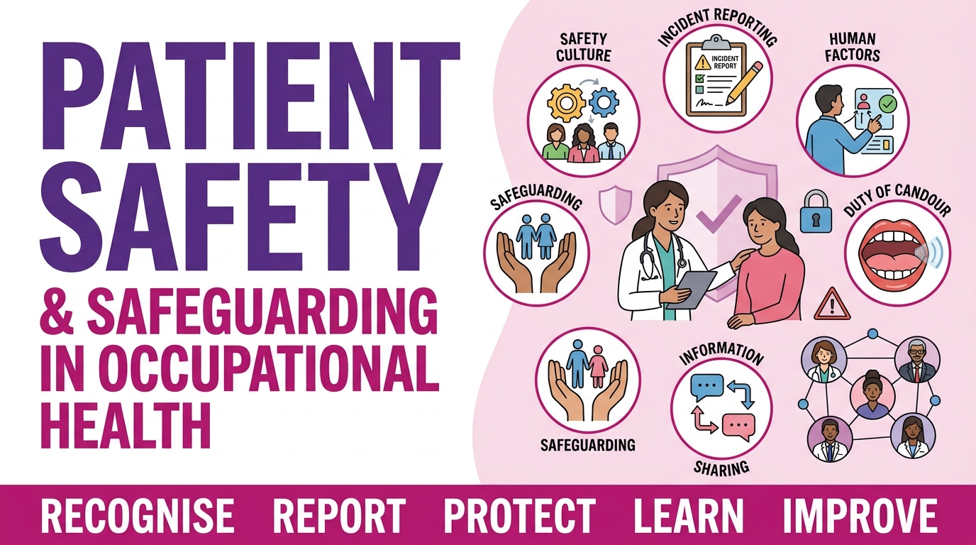 Patient Safety and Safeguarding in Occupational Health
