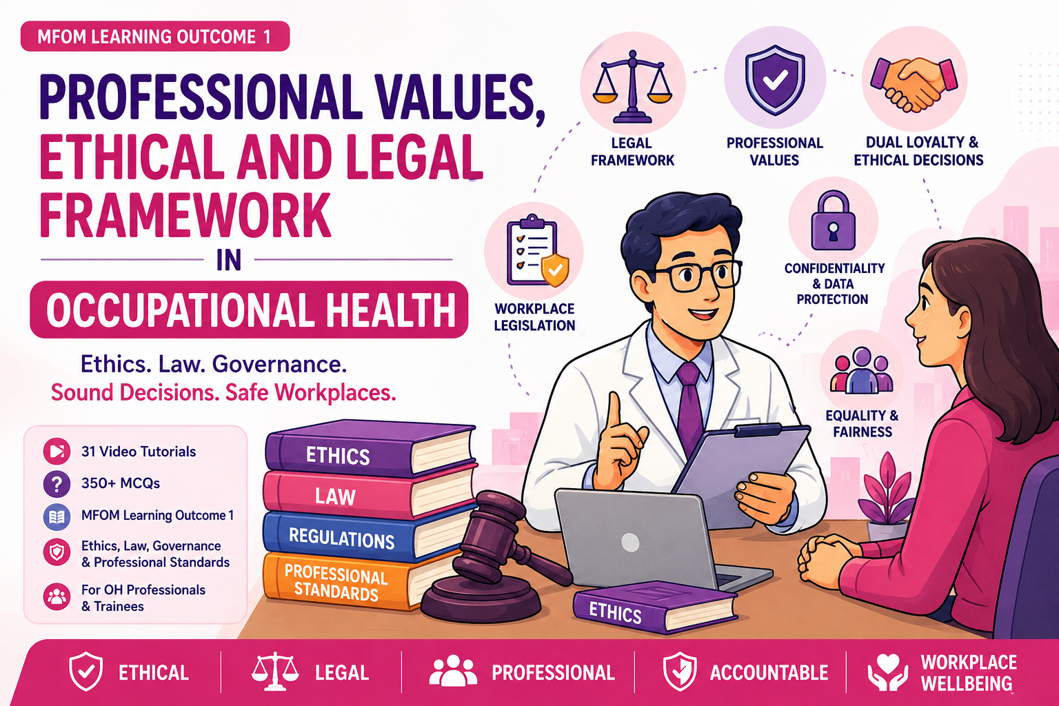 Professional Values, Ethics and Law in Occupational Health